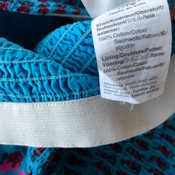 J. CREW Smocked Midi Skirt Monaco Blue Iris 00 - Picture 7 of 10